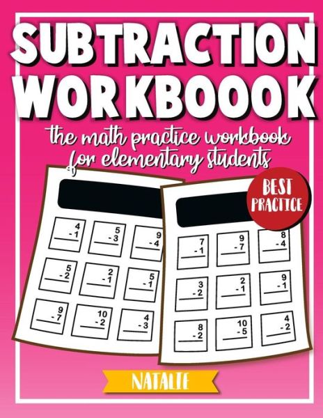 Cover for Natalie · Subtraction workbook (Paperback Book) (2018)