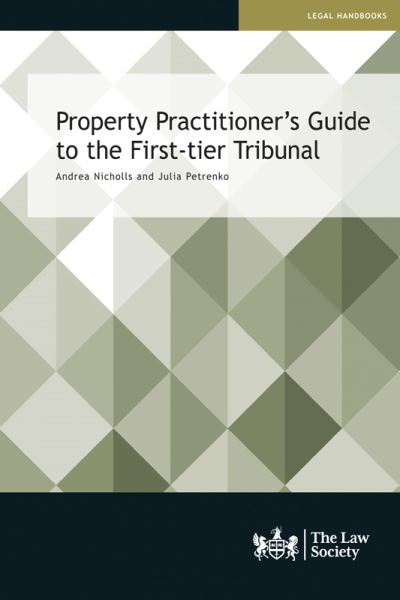 Cover for Andrea Nicholls · Property Practitioner's Guide to the First-tier Tribunal (Paperback Book) (2023)