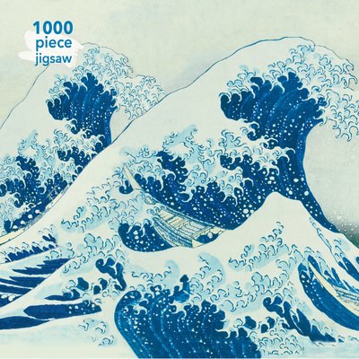 Adult Jigsaw Puzzle Hokusai: The Great Wave: 1000-Piece Jigsaw Puzzles - 1000-piece Jigsaw Puzzles - - - Lautapelit - Flame Tree Publishing - 9781787556034 - lauantai 5. tammikuuta 2019