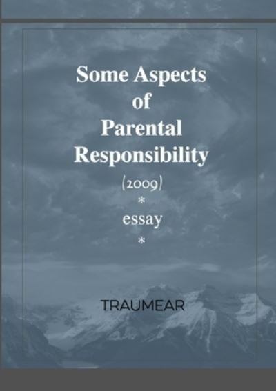 Cover for Traumear · Some Aspects of Parental Responsibility (Taschenbuch) (2021)
