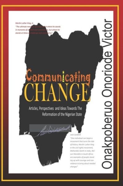 Cover for Onoriode Victor Onakpoberuo · Communicating Change (Paperback Bog) (2019)