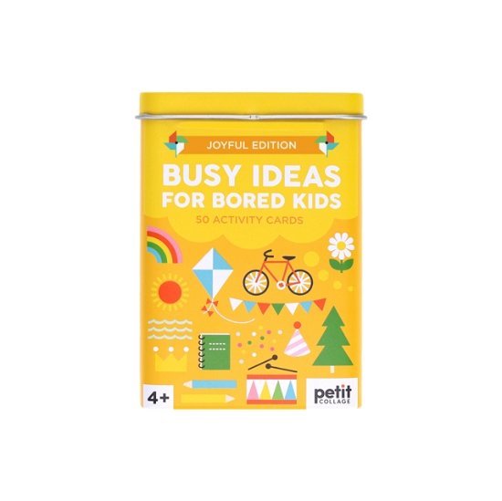 Cover for Petit Collage · Busy Ideas for Bored Kids Joyful Edition (Flashcards) (2024)