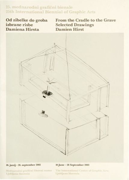 Cover for Damien Hirst · From the Cradle to the Grave: Selected Drawings (Hardcover Book) (2005)