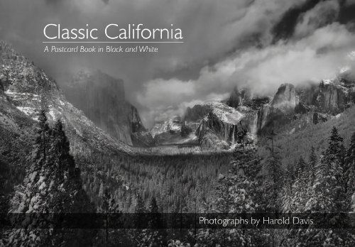 Cover for Harold Davis · Classic California in Black and White Postcard Book (Pocketbok) (2012)