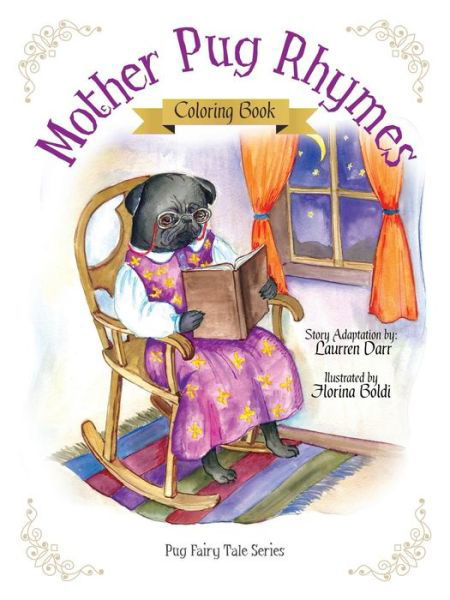 Cover for Laurren Darr · Mother Pug Rhymes - Coloring Book (Pocketbok) (2015)