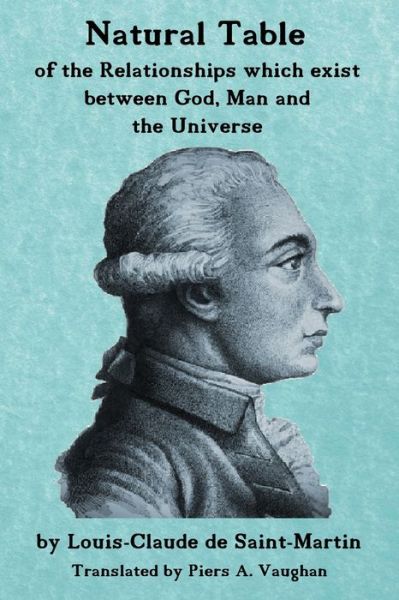 Cover for Louis-Claude De Saint-Martin · Natural Table : Natural Table of Correspondences Which Exist Between God, Man and the Universe (Paperback Book) (2018)