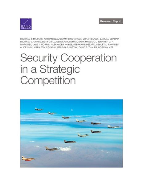 Cover for Michael J Mazarr · Security Cooperation in a Strategic Competition (Pocketbok) (2022)