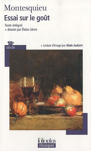 Cover for Montesquieu · Essai Sur Le Gout (Folio Plus Classique) (French Edition) (Paperback Book) [French edition] (2010)