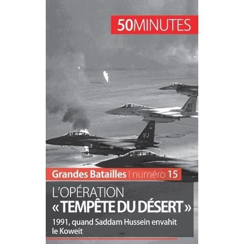 Cover for Gilles Rahier · L'operation Tempete du desert (Paperback Book) (2014)