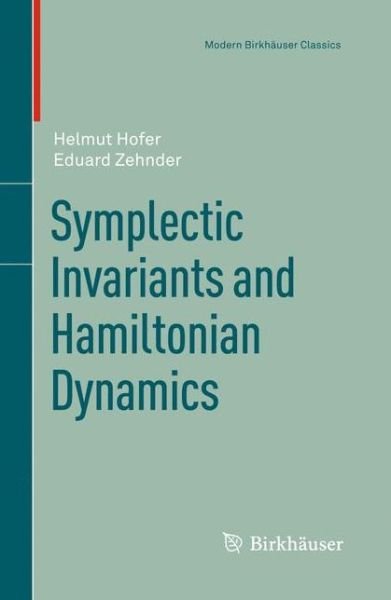 Cover for Helmut Hofer · Symplectic Invariants and Hamiltonian Dynamics - Modern Birkhauser Classics (Paperback Book) [Reprint of the First Edition 1994. edition] (2011)