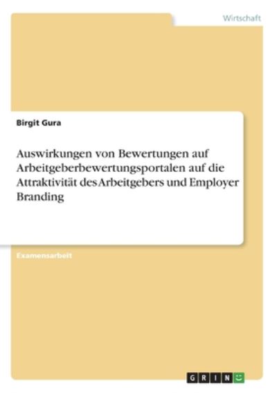 Cover for Gura · Auswirkungen von Bewertungen auf A (Book)