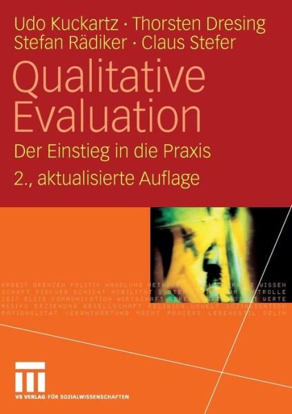 Cover for Dr Udo Kuckartz · Qualitative Evaluation: Der Einstieg in Die Praxis (Taschenbuch) [2nd 2., Aktualisierte Aufl. 2008 edition] (2008)