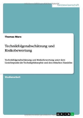 Cover for Marx · Technikfolgenabschätzung und Risik (Bog) [German edition] (2010)