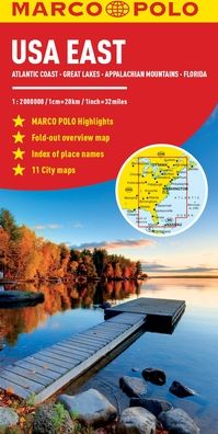 USA East Marco Polo Map - Marco Polo Maps - Marco Polo - Livros - MAIRDUMONT GmbH & Co. KG - 9783829757034 - 2021