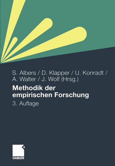 Cover for S Nke Albers · Methodik Der Empirischen Forschung (Paperback Book) [3rd 3., Erw. Aufl. 2009 edition] (2009)