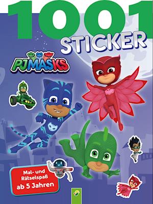 PJ Masks 1001 Sticker - Mal- und Rätselspaß ab 5 Jahren - Schwager und Steinlein - Books - Schwager und Steinlein - 9783849940034 - March 10, 2022