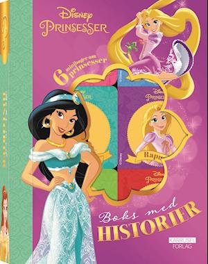 Cover for Disney Prinsesser: Disney Prinsesser - Boks med historier (med 6 minibøger) (Cardboard Book) [1e uitgave] (2021)