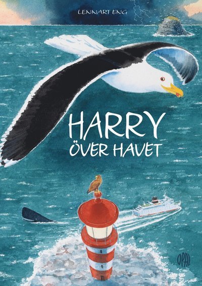 Cover for Lennart Eng · Harry över havet (Indbundet Bog) (2020)