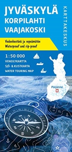 Cover for Jyvaskyla Korpilahti Vaajakoski - Water touring map (Map) (2017)