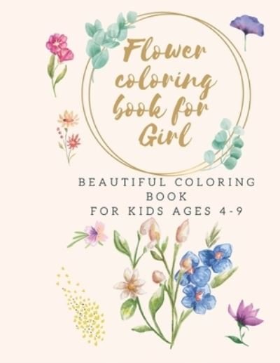 Cover for Tema Creativity · Flower coloring book for Girl (Paperback Bog) (2021)