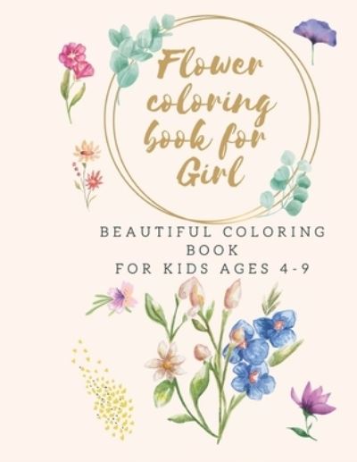 Cover for Tema Creativity · Flower coloring book for Girl (Paperback Book) (2021)