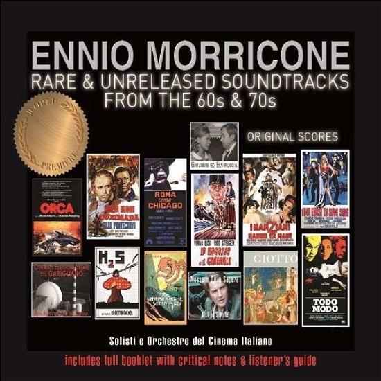 Rare & Unreleased Soundtracks from the 60s & 70s - Ennio Morricone - Música - SOUNDTRACK - 0076119910035 - 22 de agosto de 2018