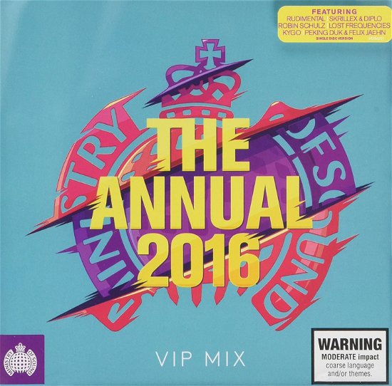 Annual 2016 Vip Mix - V/A - Música - MINISTRY OF SOUND - 0602547569035 - 4 de março de 2019