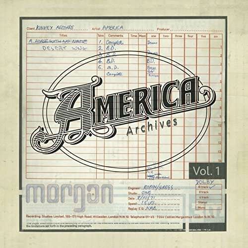 Cover for America · Archives 1 (CD) (2015)