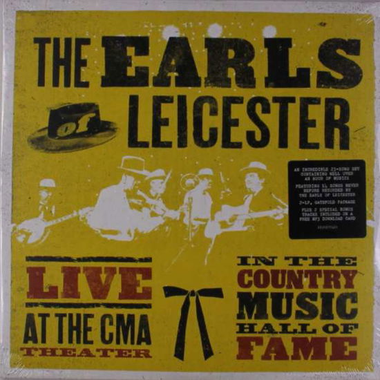 Cover for The Earls of Leicester · Live at the Cma Theatre in the Country Hall of Fame (LP) (2018)