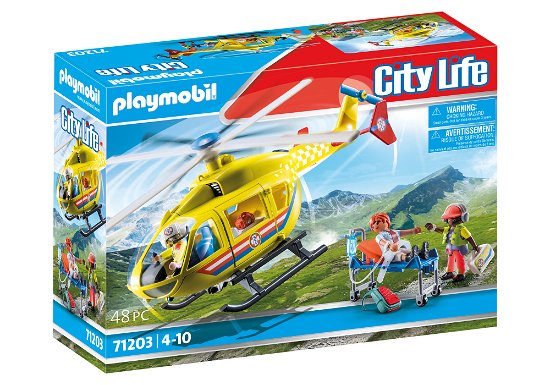 Cover for Playmobil · Playmobil City Life Reddingshelikopter - 71203 (Leketøy)