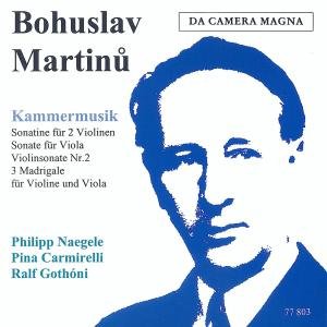 Cover for Martinu / Naegele / Carmirelli / Gothoni · Chamber Music (CD) (2012)
