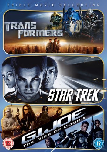 Cover for Transformers  Star Trek  G.I. Joe  The Rise of Cobra · Transformers / Star Trek / GI Joe (DVD) (2011)