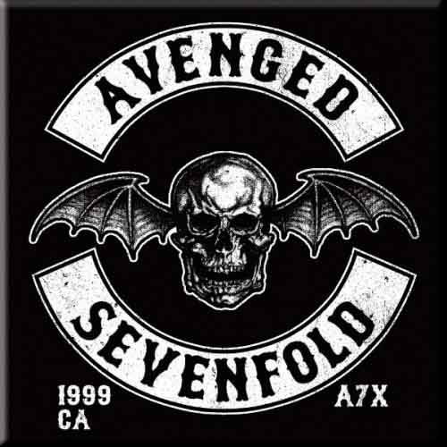 Avenged Sevenfold Fridge Magnet: Death Bat Crest - Avenged Sevenfold - Fanituote - Unlicensed - 5055295380035 - maanantai 24. marraskuuta 2014