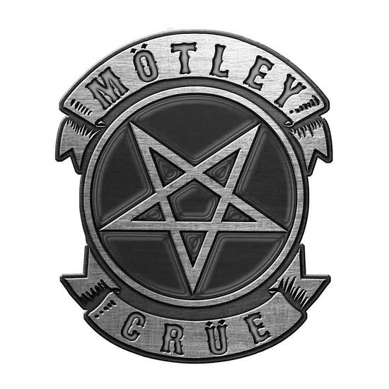 Motley Crue Pin Badge: Pentagram (Enamel In-Fill) - Mötley Crüe - Mercancía - PHM - 5055339790035 - 28 de octubre de 2019