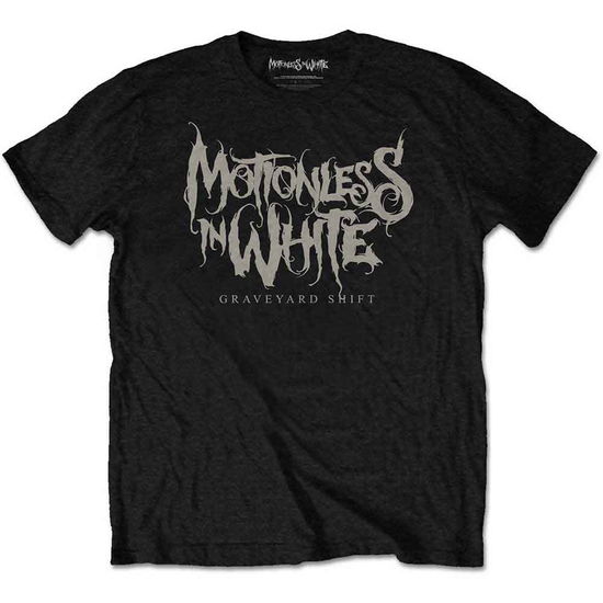 Motionless In White Unisex T-Shirt: Graveyard Shift - Motionless In White - Merchandise - Bravado - 5056170622035 - 