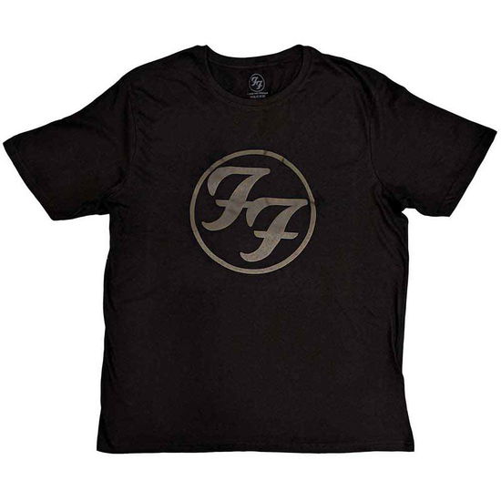 Cover for Foo Fighters · Foo Fighters Unisex T-Shirt: FF Logo (Black) (Hi-Build) (T-shirt) [size XL] (2023)