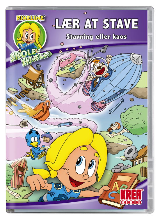 Cover for Spil-pc · Pixeline Skolehjælp - Lær at Stave (PC) (2009)
