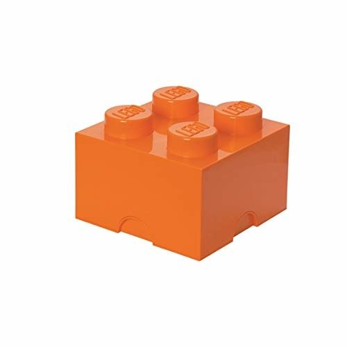 Cover for N/a · Opbergbox Lego: brick 4 oranje (40031760) (Leketøy)