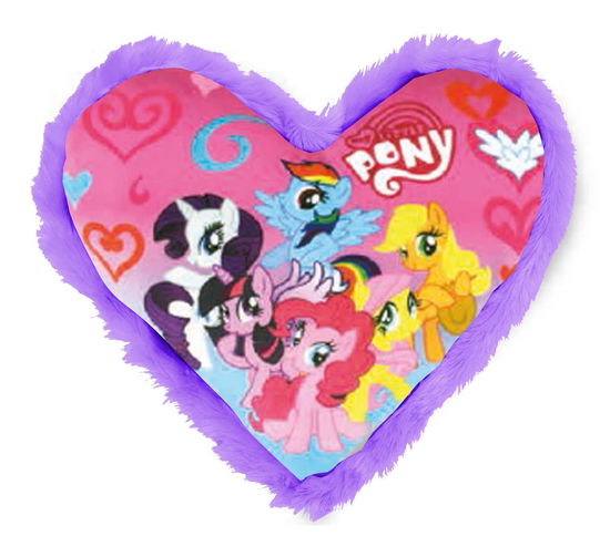 Cover for My Little Pony · My Little Pony - Cuscino A Cuore In Peluche 33X33 Cm (MERCH)