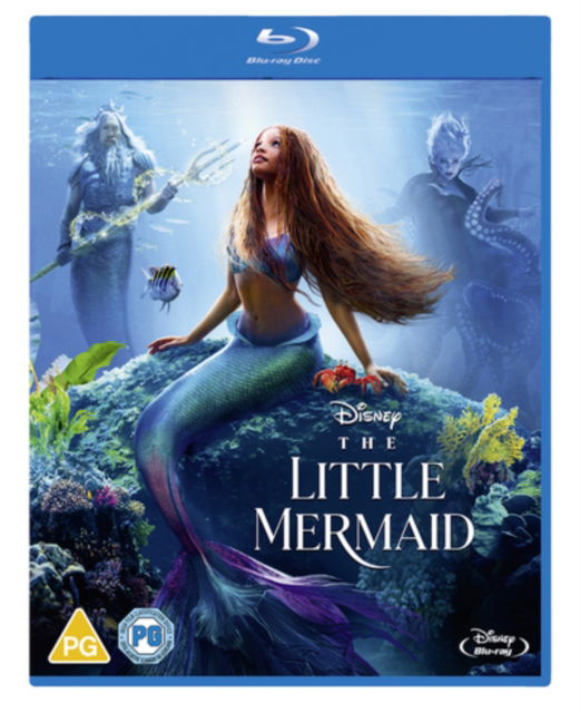 Cover for The Little Mermaid 2023 BD · The Little Mermaid (Live Action) (Blu-Ray) (2023)