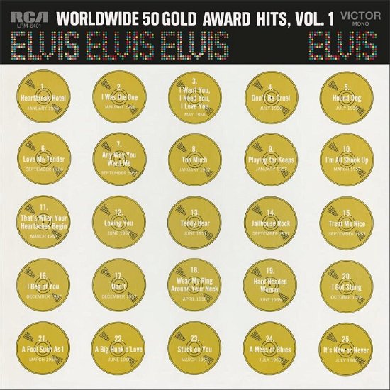 Worldwide 50 Gold Award Hits (Vol.1) (Ltd. Gold & Black Marbled Vinyl) - Elvis Presley - Music - MUSIC ON VINYL - 8719262009035 - August 12, 2022
