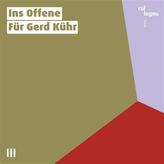 Cover for Ins Offene für Gerd Kühr (CD) (2023)