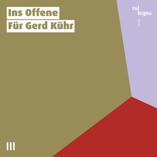 Cover for Ins Offene für Gerd Kühr (CD) (2023)