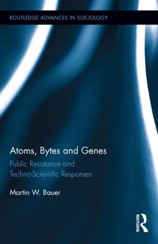 Cover for Bauer, Martin W. (London School of Economics, UK) · Atoms, Bytes and Genes: Public Resistance and Techno-Scientific Responses - Routledge Advances in Sociology (Hardcover Book) (2014)