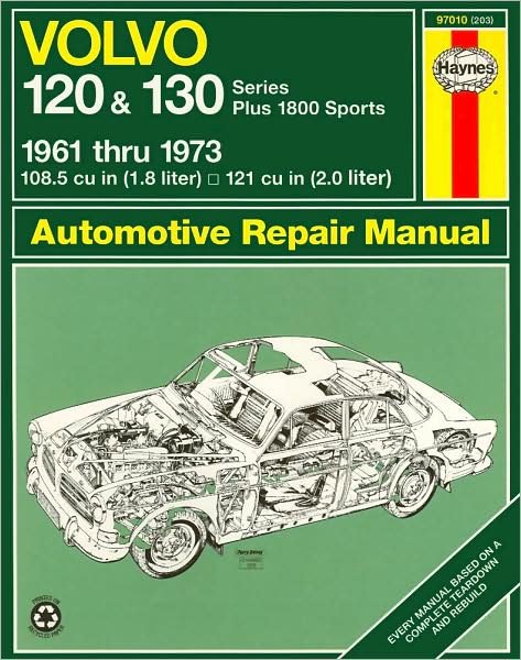 Cover for Haynes Publishing · Volvo 120 &amp; 130 Series (and P1800) (61 - 73) Haynes Repair Manual (Paperback Bog) (1988)