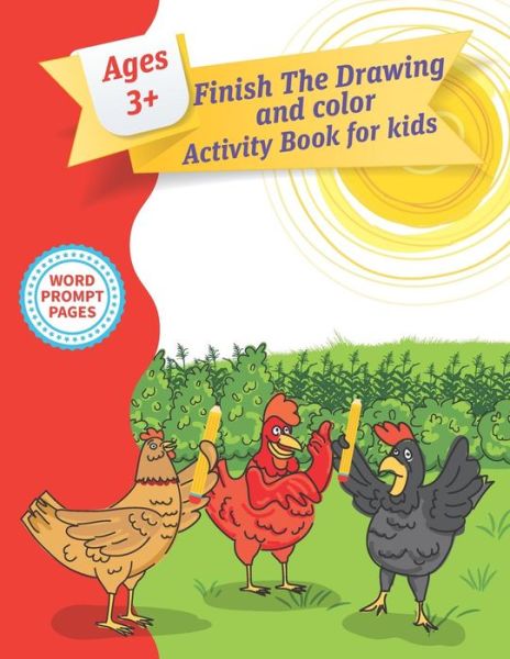 Cover for Swon Publishing · Finish The Drawing Activity Book For Kids (Paperback Bog) (2019)