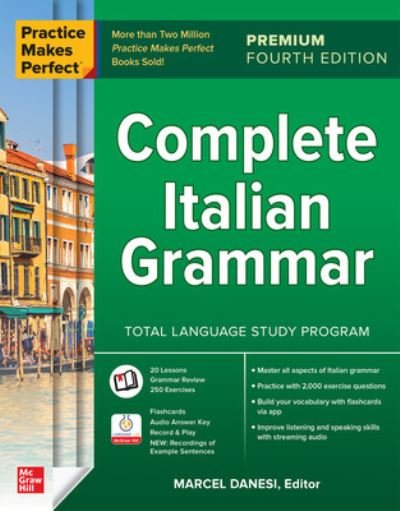 Cover for Marcel Danesi · Practice Makes Perfect: Complete Italian Grammar, Premium Fourth Edition (Paperback Book) (2024)