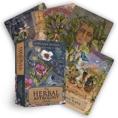 Cover for Adriana Ayales · The Herbal Astrology Oracle: A 55-Card Deck and Guidebook (Flashcards) (2022)