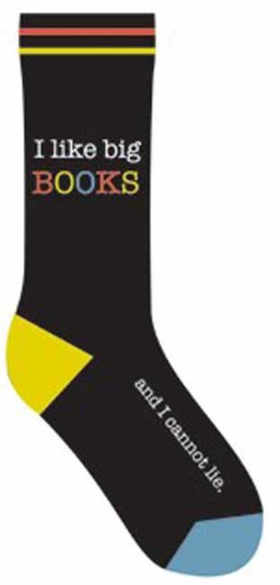 Cover for Gibbs Smith Publisher · I Like Big Books and I Cannot Lie Socks (Print) (2019)