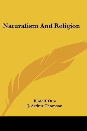 Cover for Rudolf Otto · Naturalism and Religion (Paperback Book) (2006)